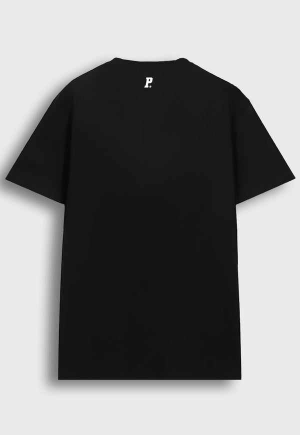 Camiseta Streetwear Oversized Logo Bold Preta