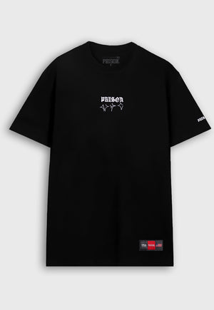 Camiseta Oversized Vertical Gothic Preta