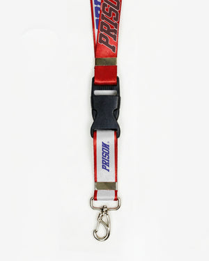 Chaveiro cordão keychain vermelho usa prison