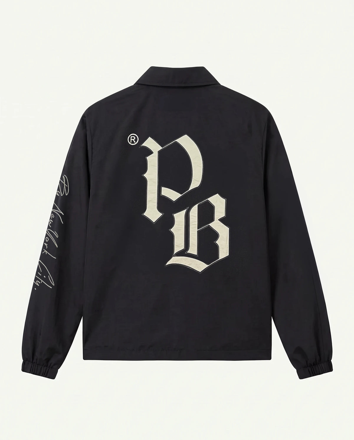Coach Jacket corta vento Oversized Sovereign Preta