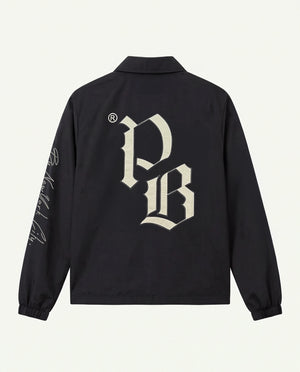 Coach Jacket corta vento Oversized Sovereign Preta