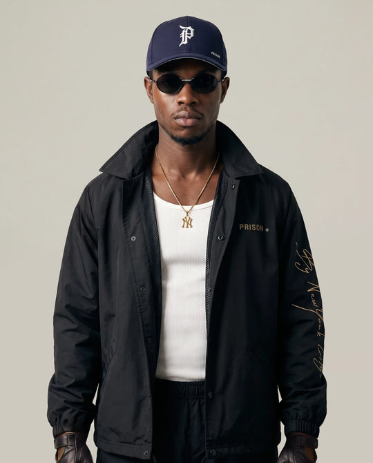 Coach Jacket corta vento Oversized Sovereign Preta