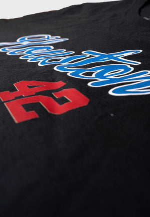 Camiseta Streetwear Jarsey 42 Houston Preta