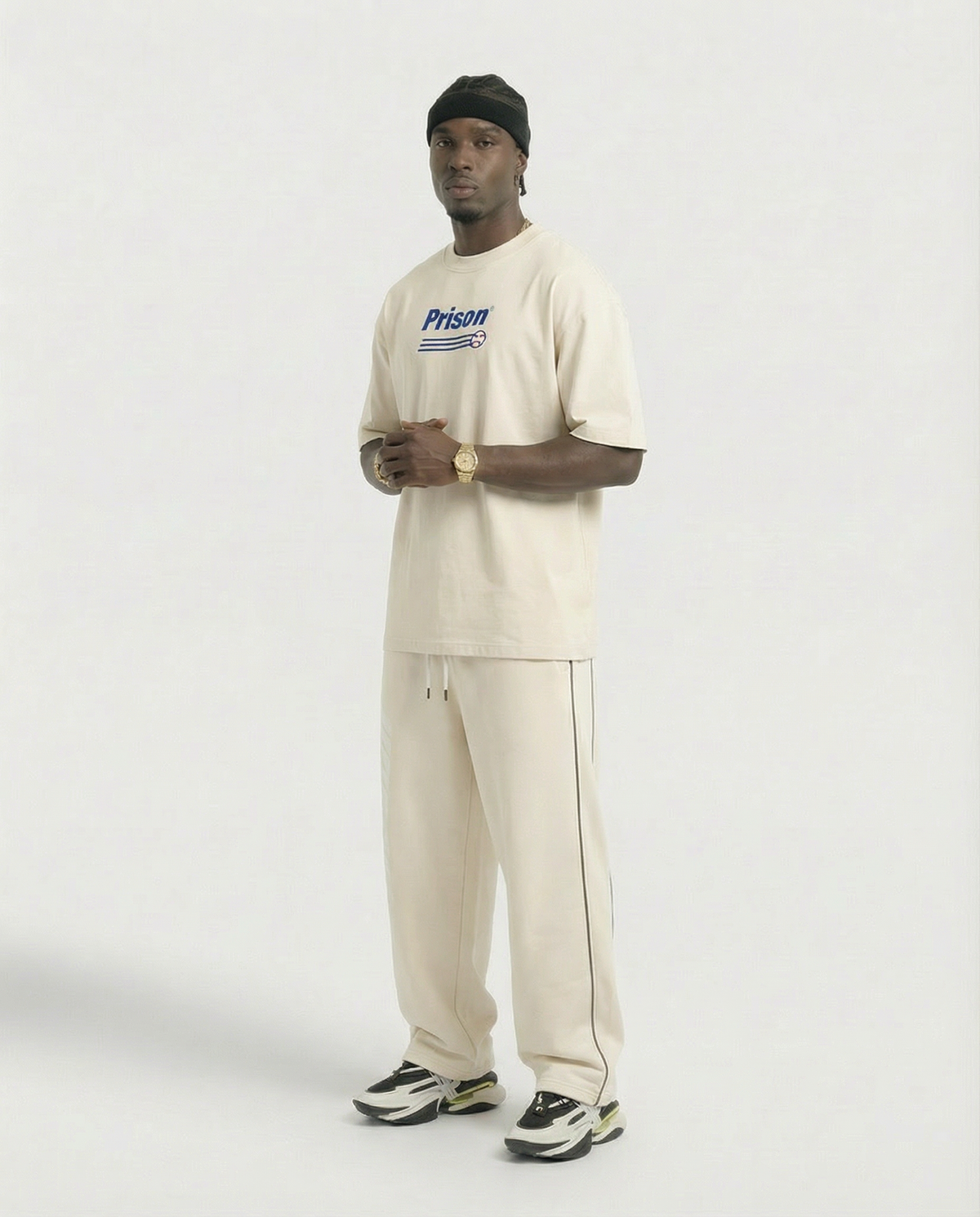 Camiseta Baseball Oversized NYC Manhattan Off-White