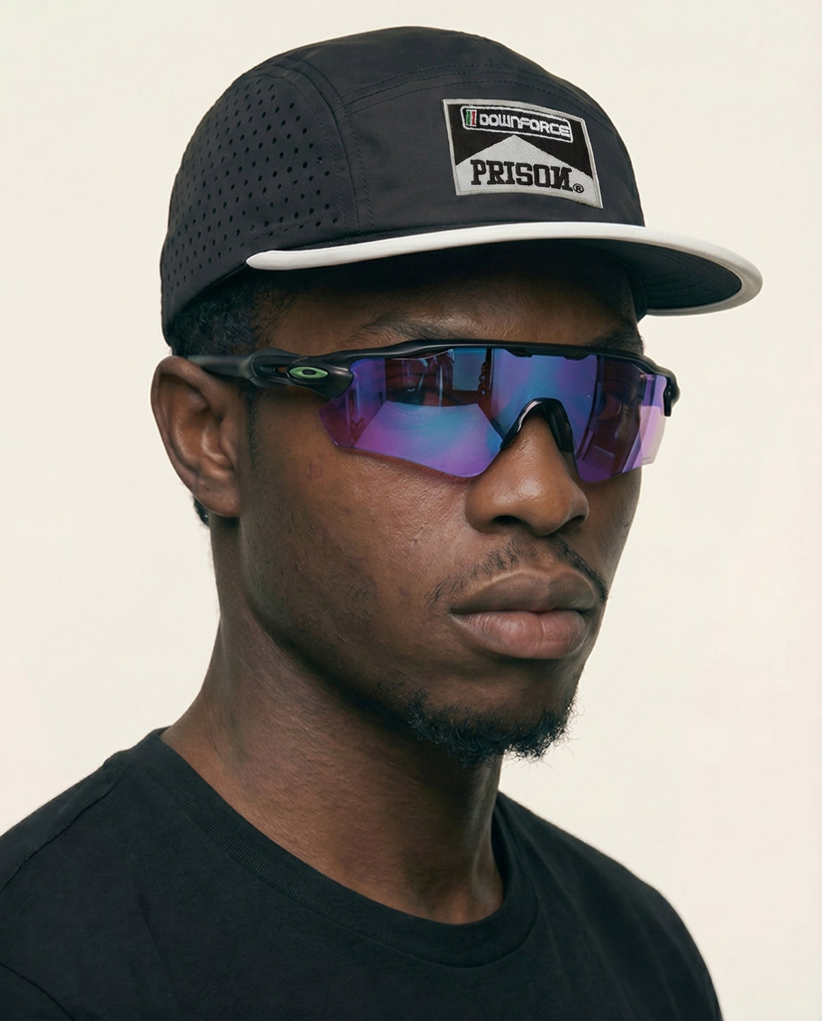 Boné five panel Airtech preto corrida performance PRISON®
