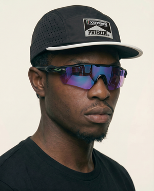 Boné Five Panel Airtech Preto | Corrida Performance