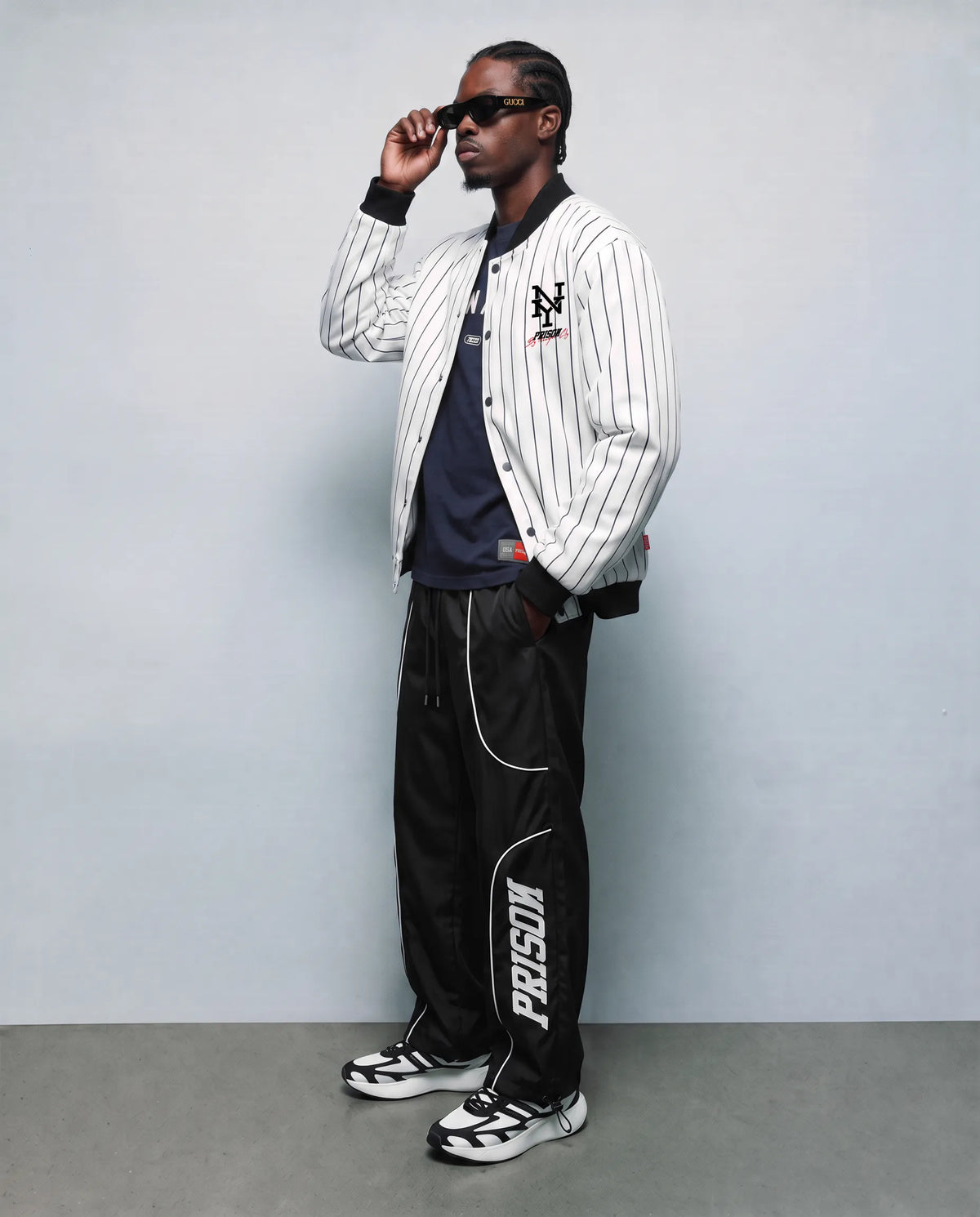 Jaqueta Corta-Vento Masculina Prison New York Listrada