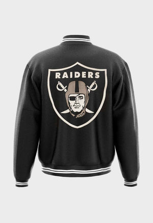 Jaqueta College Prison x NFL Las Vegas Raiders Preta