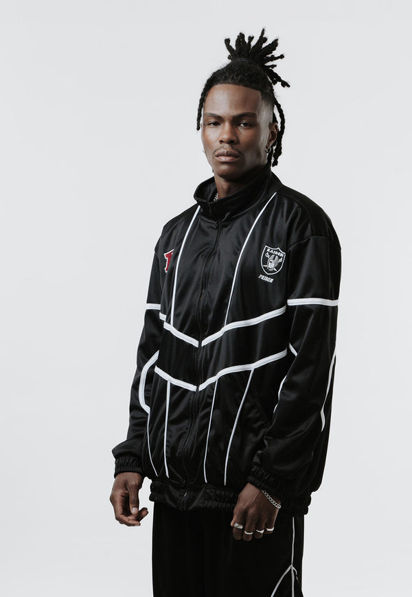 Jaqueta Prison x NFL Las Vegas Raiders Vintage Preta