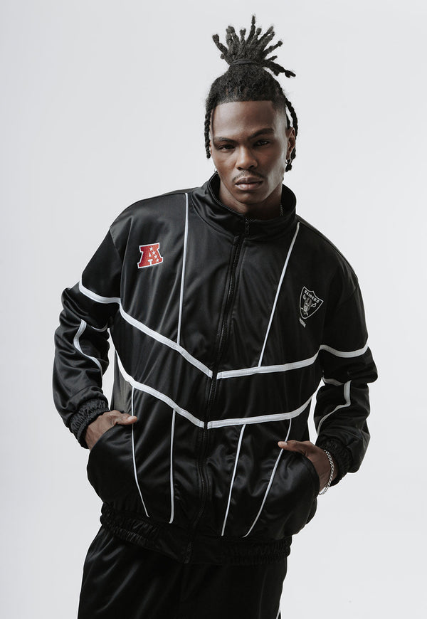 Jaqueta Prison x NFL Las Vegas Raiders Vintage Preta