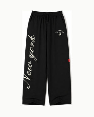 Calça Baggy Moletom Midnight Preta