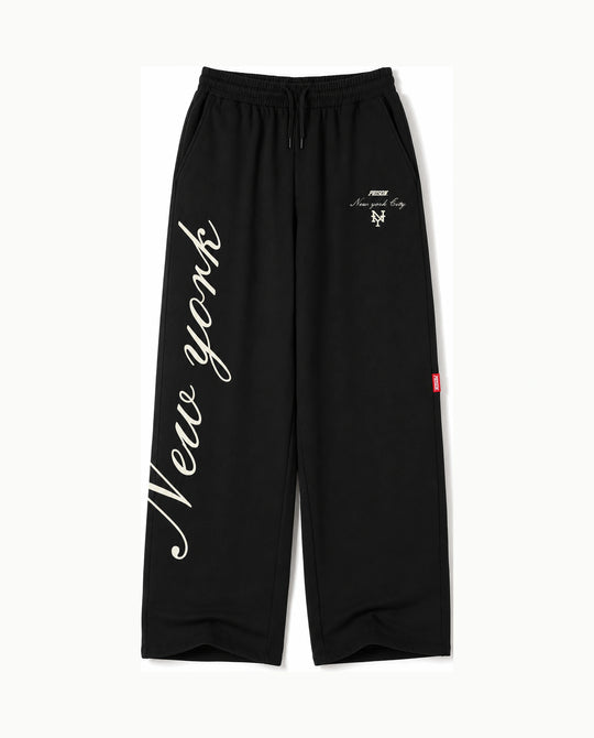 Calça Baggy Moletom Midnight Preta
