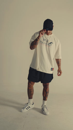 Camiseta oversized samurai off white