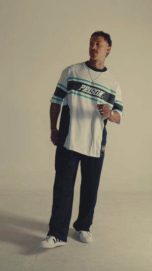 Camiseta oversized masculina symmetry pro