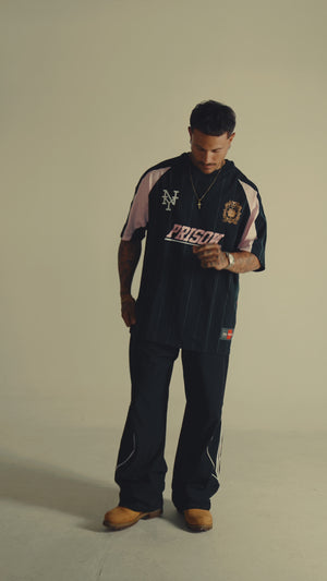 Camiseta oversized listrada royal club