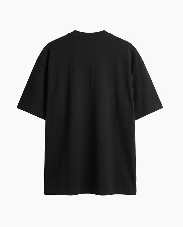 Camiseta oversized 24 Champs Basketball preta PRISON® vista das costas