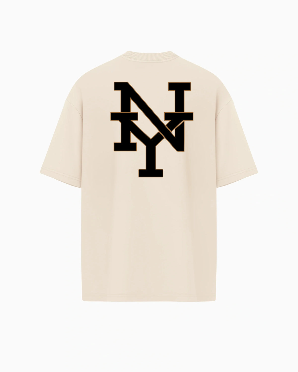 Camiseta oversized New York Arch off-white PRISON® vista das costas