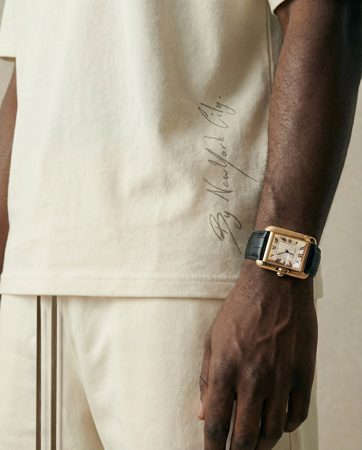 Camiseta Oversized By New York Club off white