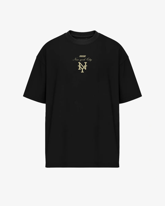 Camiseta Oversized NY Minimal Preta