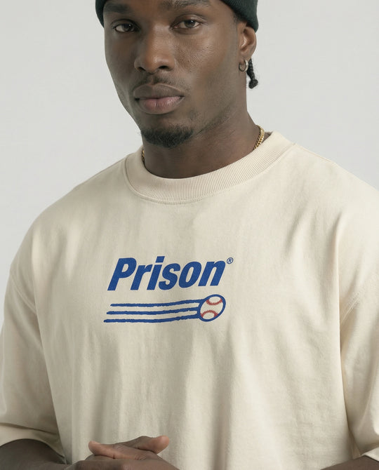 Camiseta Baseball Oversized NYC Manhattan Off-White