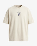 Camiseta Oversized NY Minimal Off white