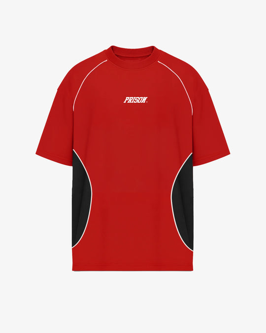 Camiseta Oversized Scarlet Raceway Vermelha