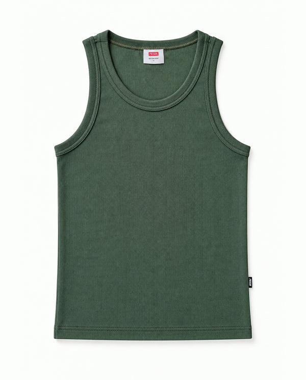 Regata Canelada Masculina PRISON® Verde Militar