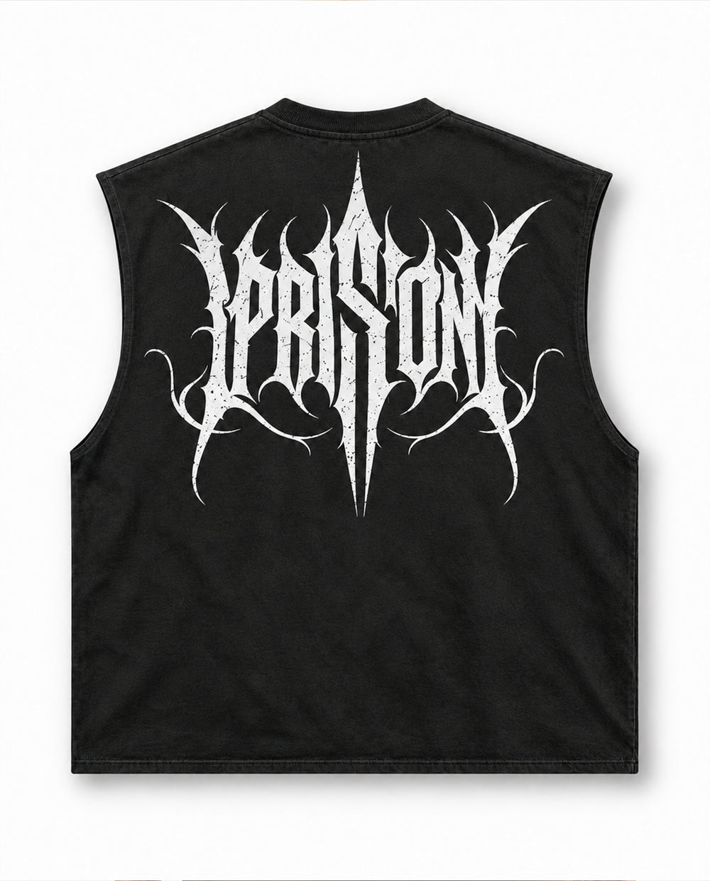 Regata Machão Masculina Prison Gothic Preta