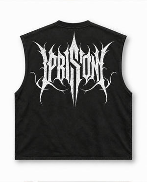Regata Machão Masculina Prison Gothic Preta