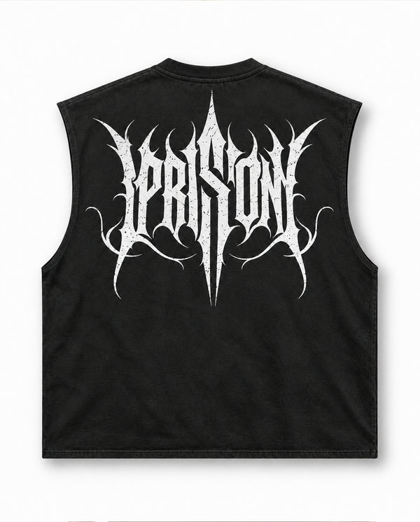 Regata Machão Masculina Prison Gothic Preta