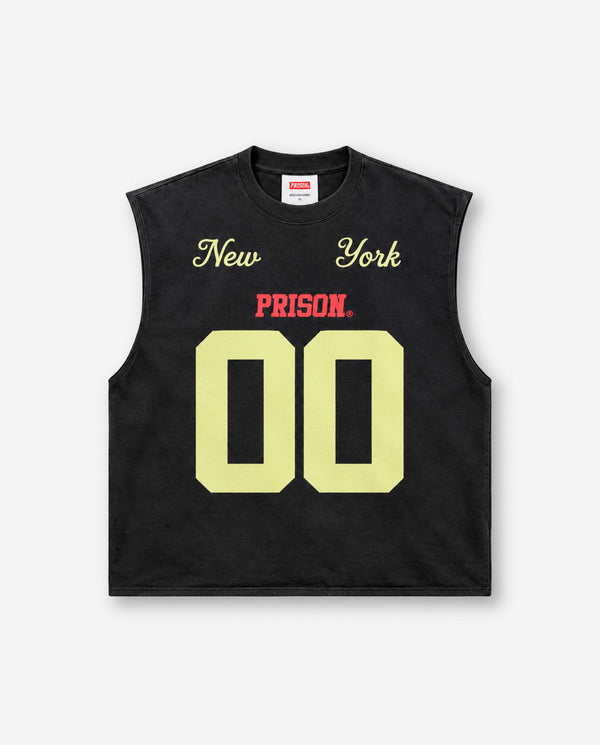 Regata Machão Masculina oversized New York Preta