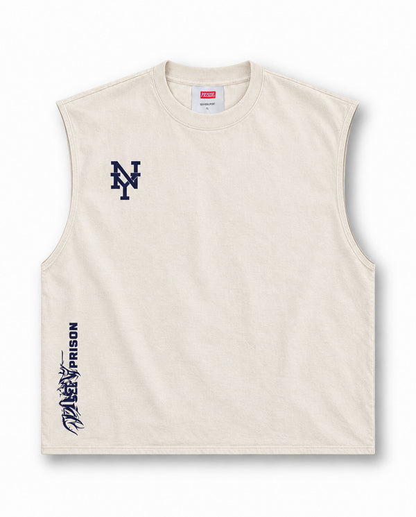 Regata Machão Masculina Prison Tribal NY Off White