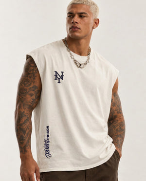 Regata Machão Masculina Prison Tribal NY Off White