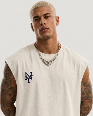 Regata Machão Masculina Prison Tribal NY Off White