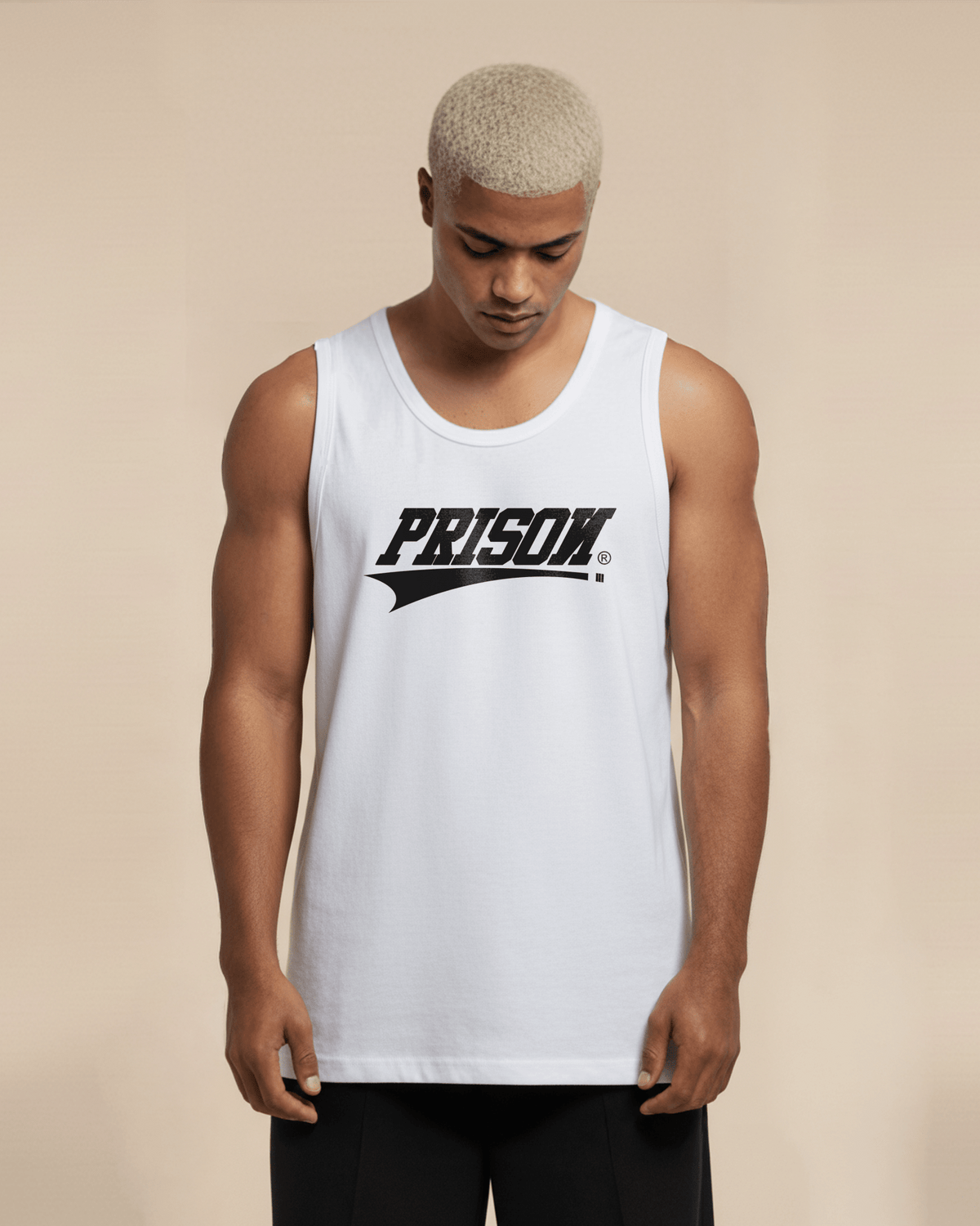 Regata streetwear Prison® branca - Prison®Camiseta