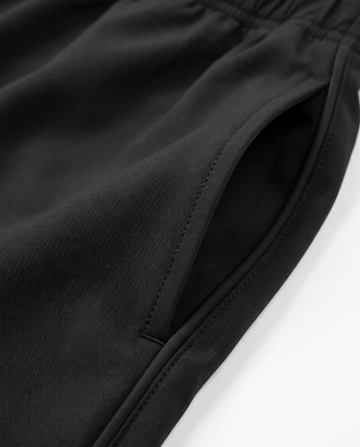 Detalhe do bolso do short masculino listrado Prison