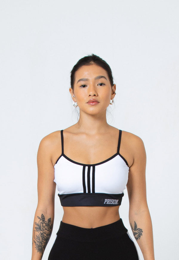 Top Feminino Fitness Athletic Branco