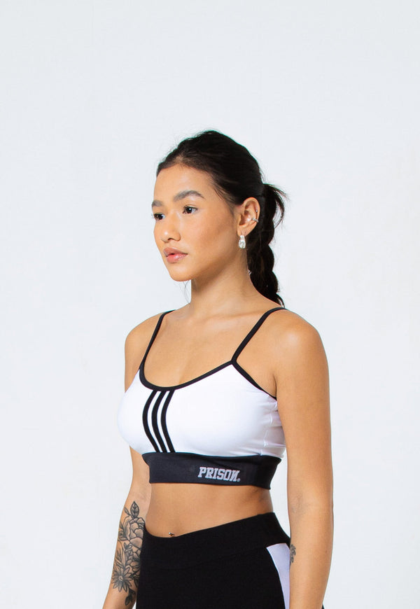 Top Feminino Fitness Athletic Branco