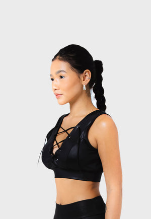 Top Feminino Traced Preto