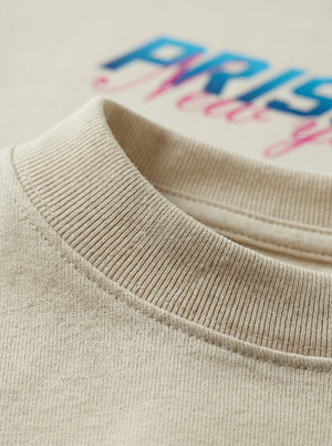 Camiseta Oversized New York Logo Off-White